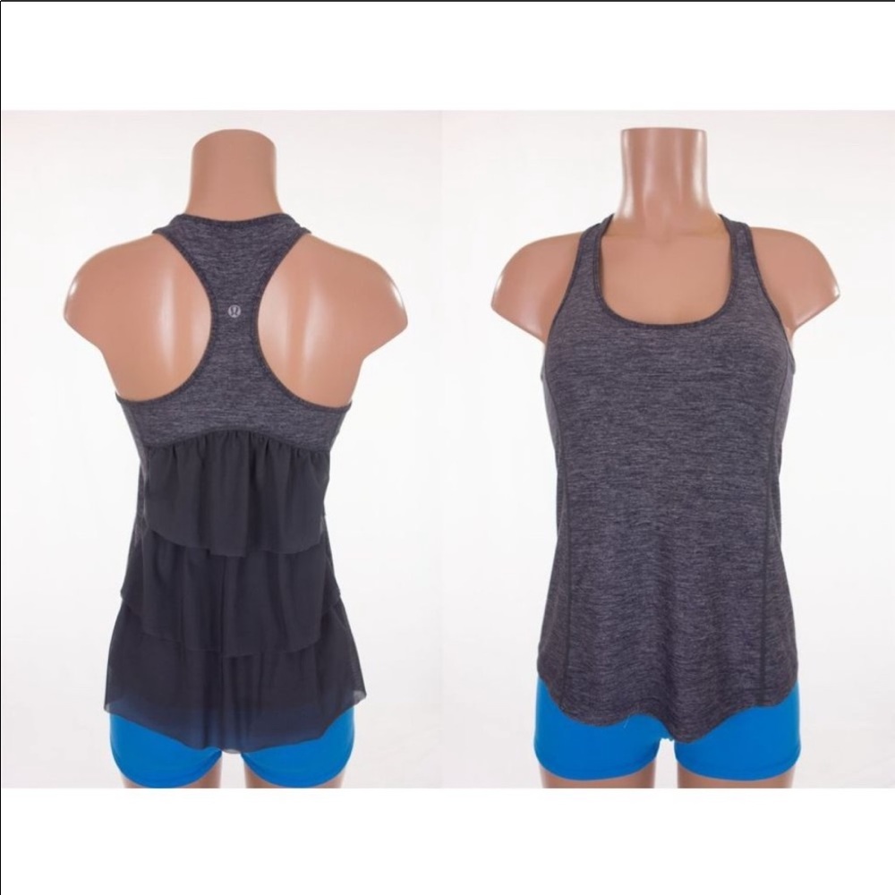 Lululemon Ruffle Back Tank